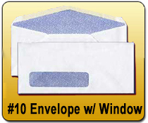 Letter Head & Envelopes - Envelope No 10 With Window